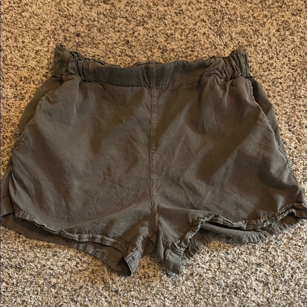 Altar'd State Green Athletic Shorts Relaxed Fit